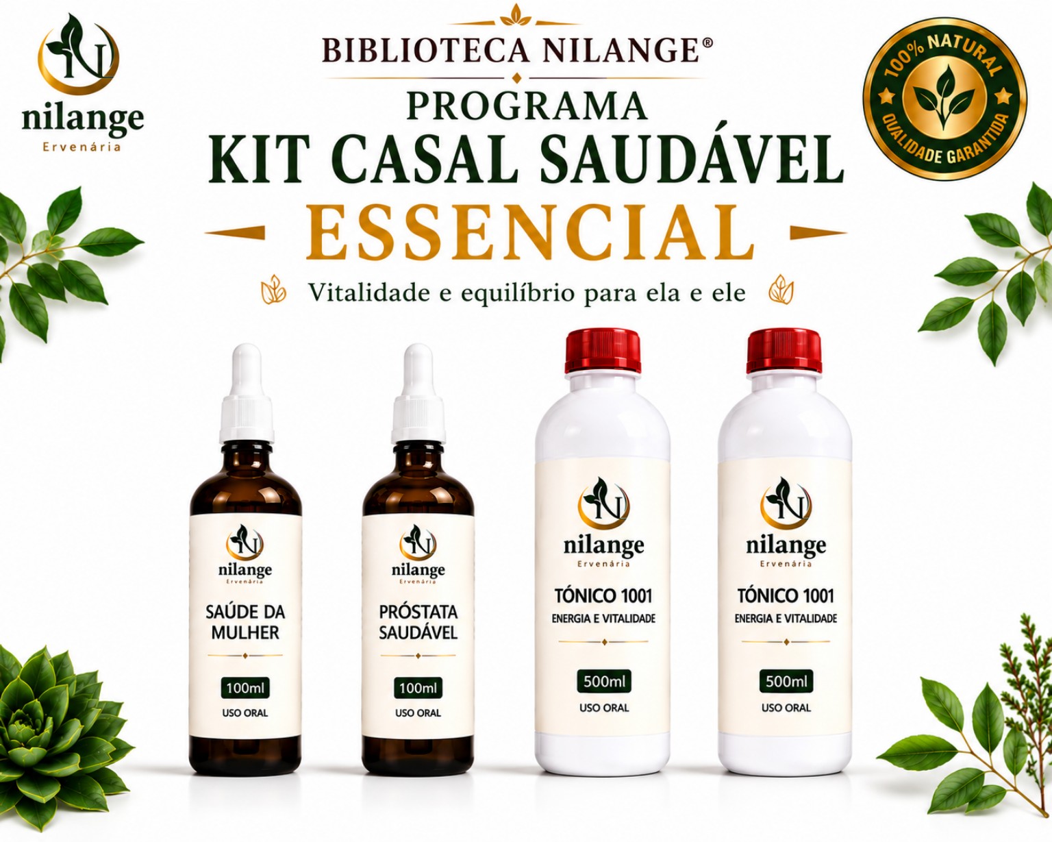 Kit Casal Saudável Essencial