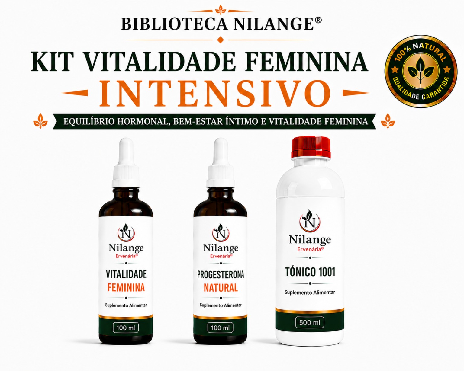 Kit Vitalidade Feminina Intensivo