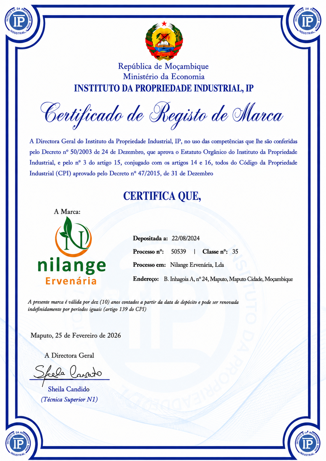 Certificado IPI